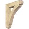 Ekena Millwork Thorton Arts & Crafts Rough Sawn Bracket, Douglas Fir, 6"W x 32"D x 38"H BKT06X32X38THR03RDF - alternate 1